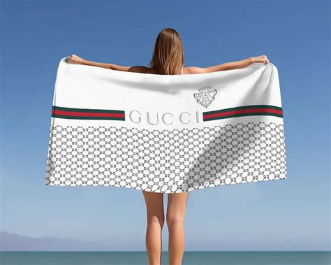 gucci beach towel|terry jacquard beach towel.